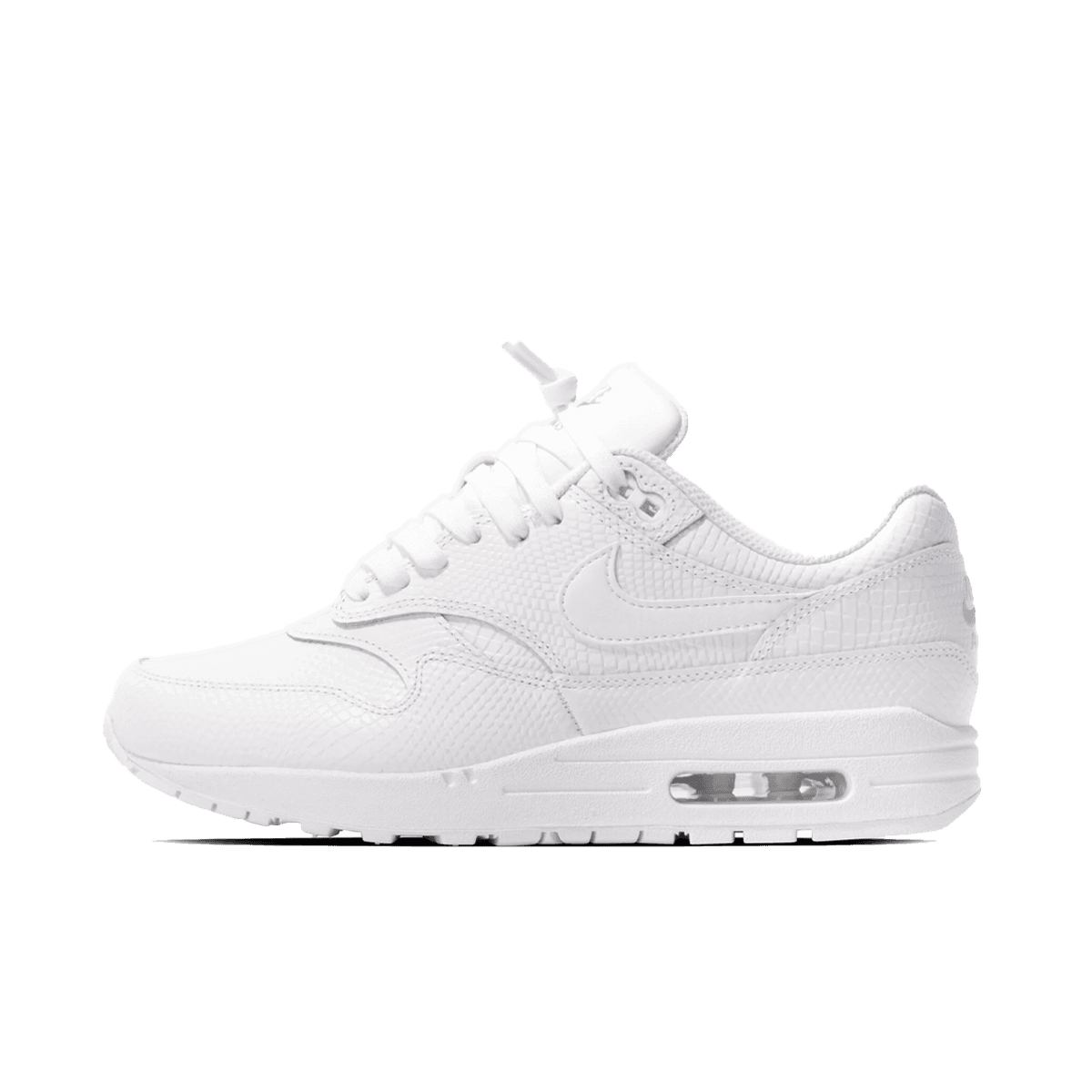 Nike 极速赛车官网168 Air Max 1 PRM Snakeskin 'Triple White'
